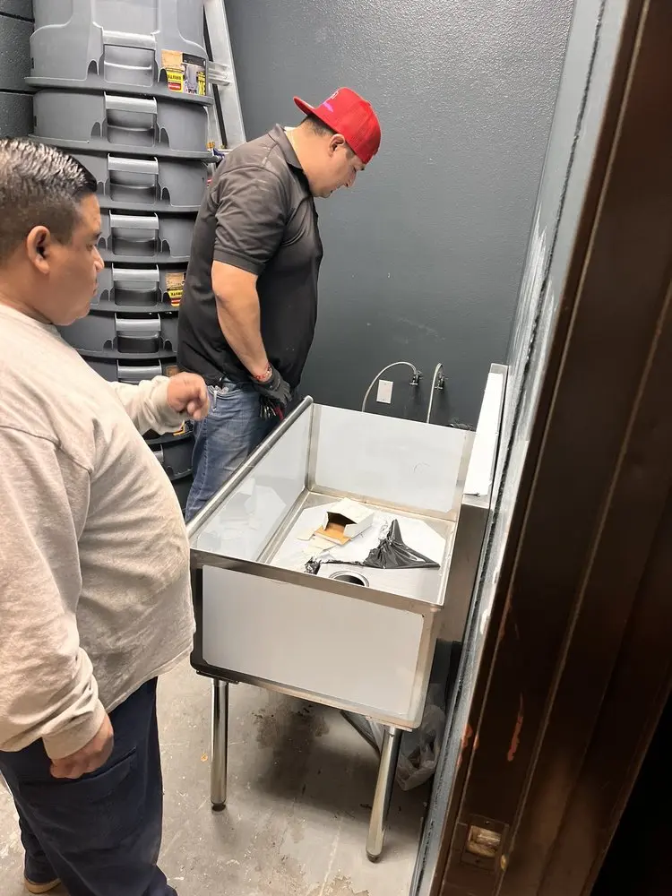 Commercial plumbing and sink installation in Citrus Park